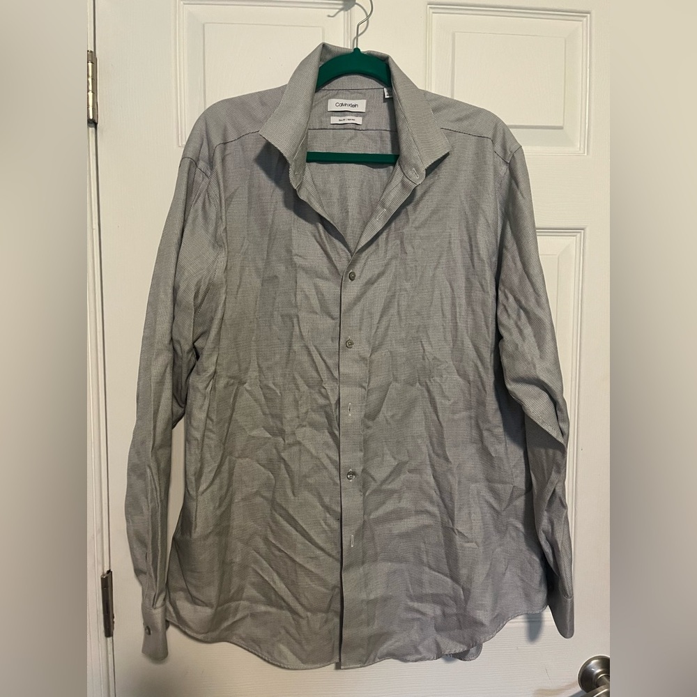 Calvin Klein Monochrome Checkered Shirt